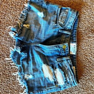 Frame denim shorts